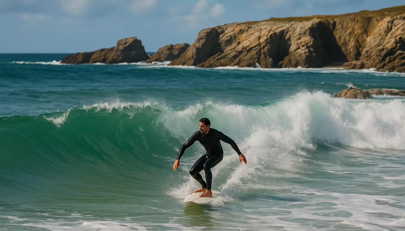 Spots de surf en Bretagne