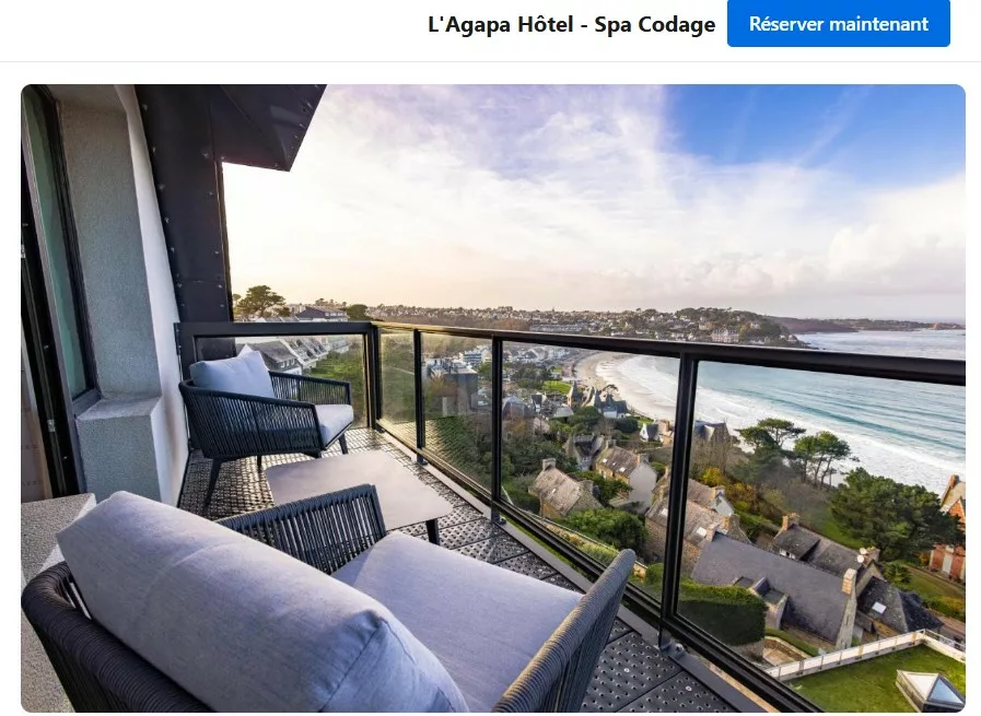 Hôtels vu mer Morbihan Bretagne