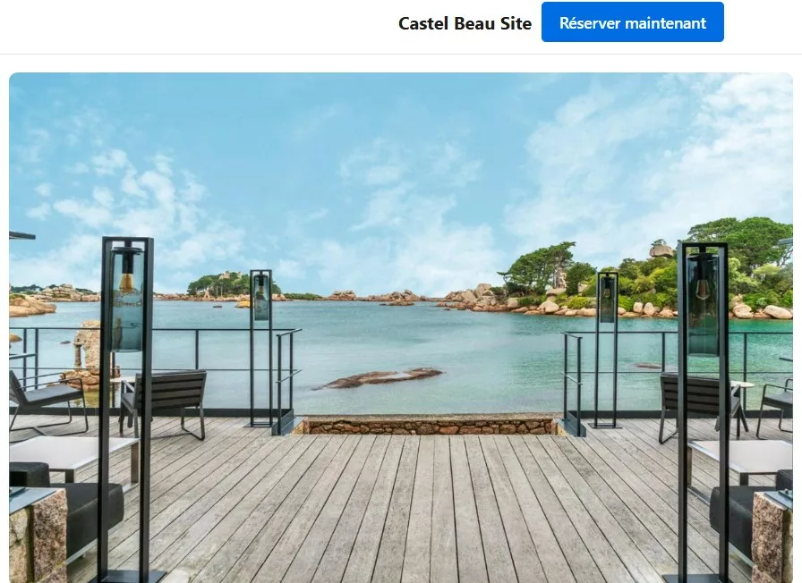 Hotel bord de mer en Bretagne