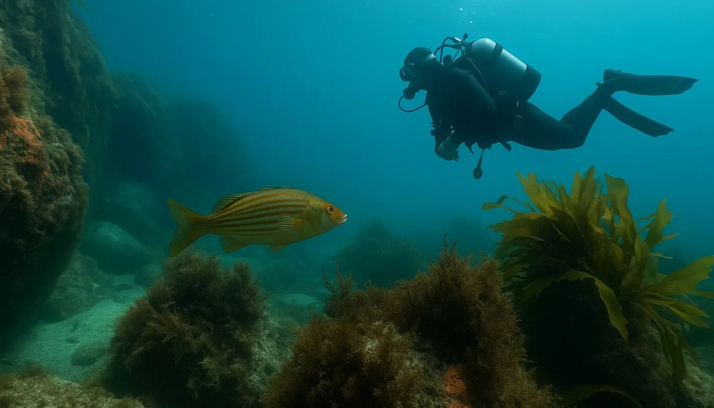 Plongée sous-marine en bretagne, glénan, crozon, golf du morbihan