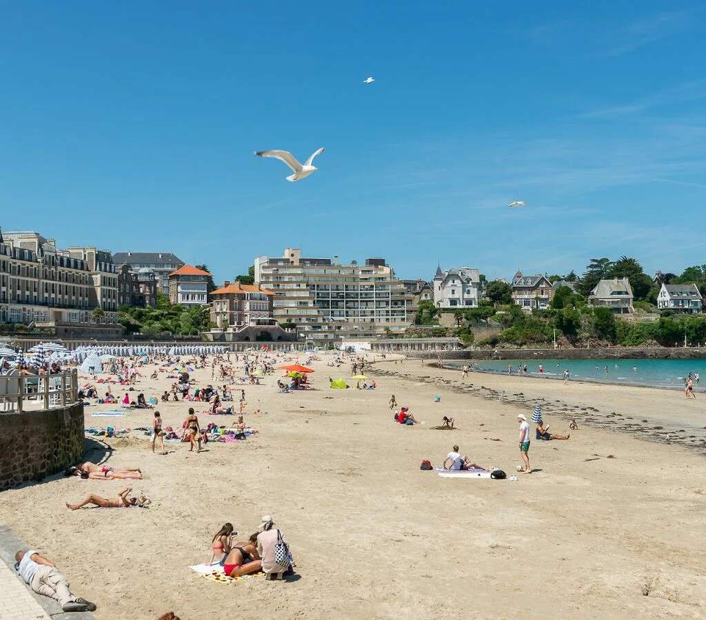 plage de l'écluse Dinard - plages d'ille et vilaine