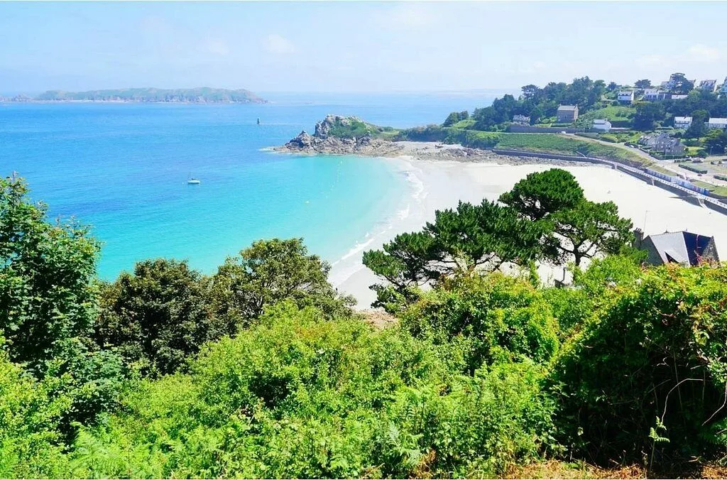 Plage de trastaou Perros-Guirrec - plages des cotes d'armor