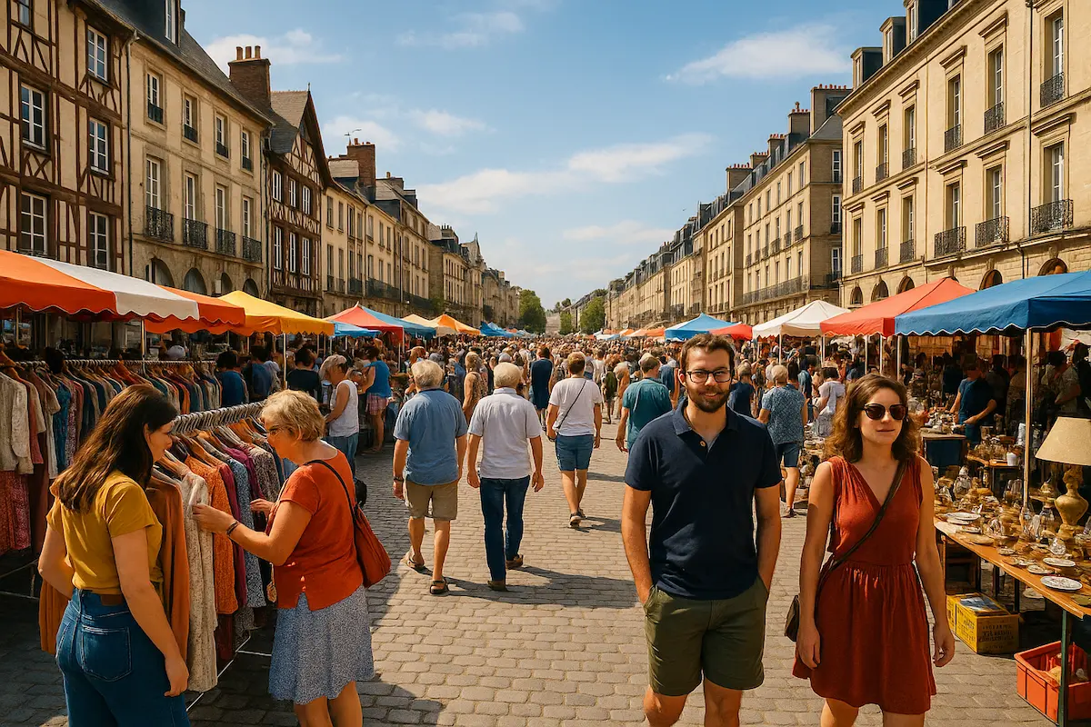 Braderie Rennes et canal saint martin vide greniers et brocante 2025